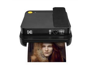 kodak smile classic digital instant camera with bluetooth black 16mp pictures, 35 prints per charge  includes starter pack 3.5 x 4.25 zink photo paper, sticker frames edition