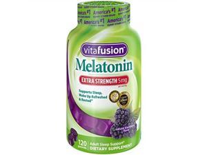 vitafusion extra strength melatonin gummy vitamins, 5mg, 120 ct gummies