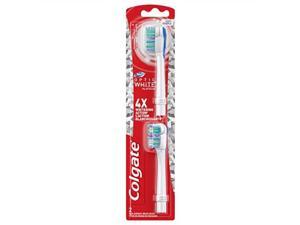 colgate 360 optic white battery toothbrush replacement head  2 count