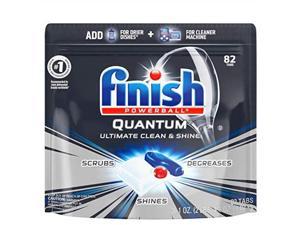 finish  quantum  82 count  dishwasher detergent  powerball  ultimate clean & shine  dishwashing tablets  dish tabs, pack of 1
