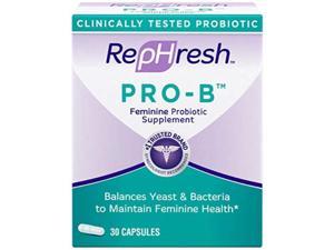 rephresh prob probiotic supplement for women, 30 oral capsules