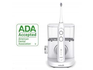 waterpik electric toothbrush & water flosser combo in one sonic fusion professional flossing toothbrush, sf 02 white