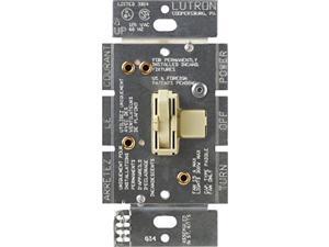 lutron ay2lfsqiv fan speed control and dimmer, ivory