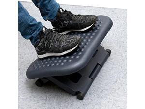 mind reader adjustable height ergonomic foot rest, black mind reader adjustable height ergonomic foot rest, black