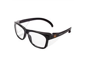kleenguard kleenguard maverick safety glasses with intergrated side shields 1 pair 49309 clear antifog lens with black frame