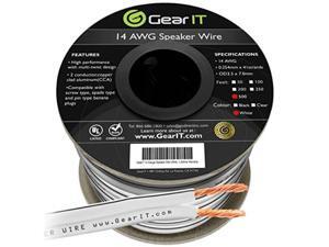 14awg speaker wire, gearit pro series 14 awg gauge speaker wire cable 500 feet / 152.4 meters great use for home theater speakers and car speakers white 14awg speaker wire, gearit pro series 14 awg gauge speaker wire cable 500 feet / 152.4 meters great use for home theater speakers and car speakers white