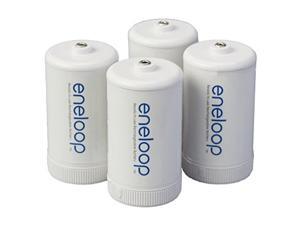 panasonic bqbs1e4sa eneloop d size battery adapters for use with nimh rechargeable aa battery cells, 4 pack panasonic bqbs1e4sa eneloop d size battery adapters for use with nimh rechargeable aa battery cells, 4 pack