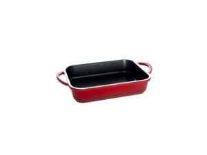 nordic ware pro cast traditions rectangle baking pan, 9 by 13inch, cranberry