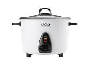 aroma housewares arc360ngp 20cup potstyle rice cooker & food steamer, white