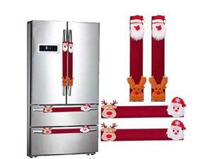 christmas santa refrigerator handle covers 12" microwave oven dishwasher fridge door handle covers kitchen appliance handle covers christmas decorations set of 4 christmas santa refrigerator handle covers 12" microwave oven dishwasher fridge door handle covers kitchen appliance handle covers christmas decorations set of 4
