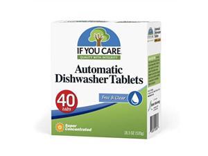 if you care automatic dishwasher tablets, 40 count
