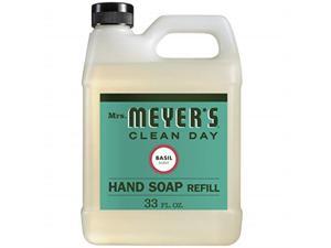 mrs. meyer's liquid hand soap refill, basil, 33 fl oz pack of 1 mrs. meyer's liquid hand soap refill, basil, 33 fl oz pack of 1