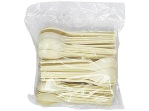ecosource plant starch cutlery, spoons, 1000count case ecosource plant starch cutlery, spoons, 1000count case