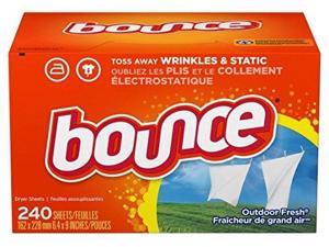 bounce fabric softener and dryer sheets, outdoor fresh, 240 count