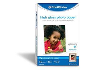 printworks high gloss photo paper for inkjet printers, 8.5 mil, 60 sheets, 4" x 6" 00590 printworks high gloss photo paper for inkjet printers, 8.5 mil, 60 sheets, 4" x 6" 00590