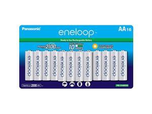 panasonic bk3mcca16fa eneloop aa 2100 cycle nimh precharged rechargeable batteries package includes 16aa blue or 16aa white