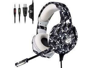 onikuma gaming headset ps4 headset with 7.1 surround sound, xbox one headset with noise canceling mic & led light, soft memory earmuffs compatible with ps4, mac, pc,ps2 onikuma gaming headset ps4 headset with 7.1 surround sound, xbox one headset with noise canceling mic & led light, soft memory earmuffs compatible with ps4, mac, pc,ps2