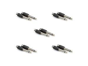 hosa gpr101 pak10 rca to 1/4" ts adaptors, pack of 10 hosa gpr101 pak10 rca to 1/4" ts adaptors, pack of 10