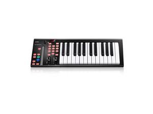 icon pro audio icon icokikeyboard3x ikeyboard3x 25 key piano keyboards with a single channel daw controller in a rugged metal enclosure note
