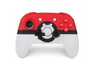 powera enhanced wireless controller for nintendo switch: pokemon poke ball red nintendo switch powera enhanced wireless controller for nintendo switch: pokemon poke ball red nintendo switch