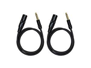audio2000's e05103p2 1/4 inch ts to xlr male audio cable 3 feet audio2000's e05103p2 1/4 inch ts to xlr male audio cable 3 feet