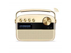 saregama carvaan 2.0 portable digital music player sound by harman/kardon with 20,000 songs with wifi, champagne gold color saregama carvaan 2.0 portable digital music player sound by harman/kardon with 20,000 songs with wifi, champagne gold color