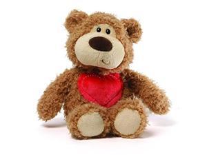gund addy sweetheart bear plush, 11" gund addy sweetheart bear plush, 11"