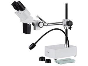 1X/3X Objective AmScope SW13B Binocular Microscope Head WH10x Eyepieces 10X and 30X Magnification 