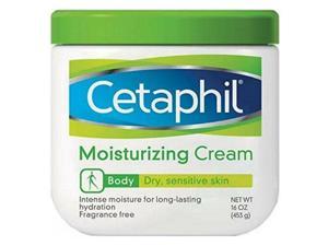 cetaphil moisturizing cream for dry/sensitive skin, fragrance free 16 oz