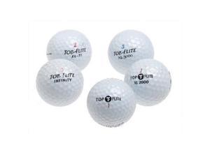 top flite 48 recycled golf balls in mesh bag