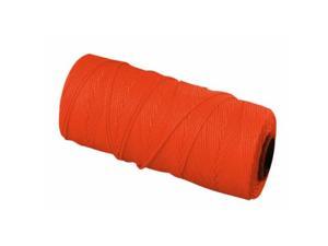 bon 11879 18 no.250feet ezc bricklayers braided nylon line, neon orange