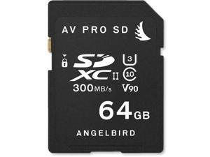 Angelbird AV PRO SD 64GB Secure Digital Extended Capacity (SDXC) Flash Card Model Angel-AVP064SD