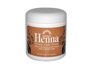 rainbow research henna hair color and conditioner persian light brown, 4 ounce rainbow research henna hair color and conditioner persian light brown, 4 ounce