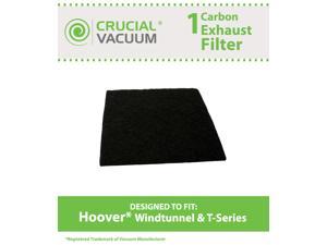 1 Hoover Windtunnel T-Series Rewind Upright Vacuum Carbon Active Exhaust Filter; Replaces Hoover Part # 902404001; Designed and Engineered by Crucial Vacuum