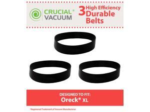 Oreck Vacuum XL Upright Vacuum Replacement Belts 3-pack; Replaces Oreck Vacuum Part #030-0604, XL010-0604; Designed and Engineered by Crucial Vacuum