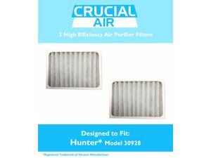 2 Think Crucial® Air Purifier Filter Compatible with Hunter® Brand Filter Part # 30928, Models 30057, 30059, 30067, 30078, 30079, 30097, 30124, 30126 2 Think Crucial® Air Purifier Filter Compatible with Hunter® Brand Filter Part # 30928, Models 30057, 30059, 30067, 30078, 30079, 30097, 30124, 30126