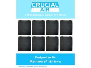 8-Pack High Efficiency Kenmore 335 Series Carbon Pre-Filter; Compare to Filter Part #83378; Designed and Engineered by Crucial Air 8-Pack High Efficiency Kenmore 335 Series Carbon Pre-Filter; Compare to Filter Part #83378; Designed and Engineered by Crucial Air
