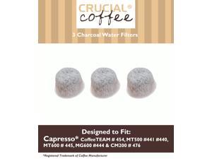 Fits Capresso 4640.93 TEAM TS # 465 NEW 3 Capresso Charcoal Coffee Filters 