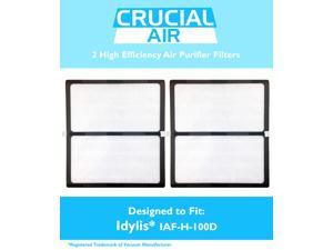 2 Idylis HEPA Air Purifier Filters; Fits Idylis Air Purifiers IAP-10-280; Model # IAF-H-100D