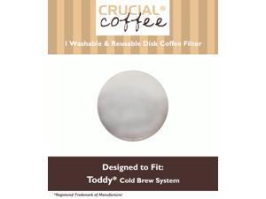 Washable & Reusable Stainless Steel Disk Filter Fits All Toddy Cold Brew Coffee System Makers, Including T2N Model Washable & Reusable Stainless Steel Disk Filter Fits All Toddy Cold Brew Coffee System Makers, Including T2N Model