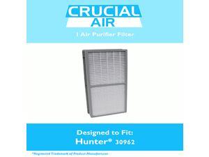 1 Think Crucial® Air Purifier Filter Compatible with Hunter® Brand Filter Part # 30962, Models 30729, 30730, 30763, 36730
