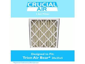 Trion Air Bear Filter 255649-102 Pleated Furnace Air Filter 20x25x5 MERV 8 Trion Air Bear Filter 255649-102 Pleated Furnace Air Filter 20x25x5 MERV 8