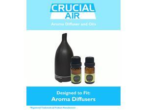 Aromatherapy Diffuser: Advanced Essential Oil Nebulizer, Peppermint & Lemongrass Oil (10ML)