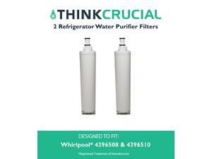 2 Whirlpool 4396508 (RFC0500A) Refrigerator Water Purifier Filters Fit Whirlpool 4392857 & 4392857R