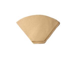 100 Replacements for Unbleached Natural Brown #2 Paper Coffee Filters, Compatible with Clever Small Coffee Dripper, Compatible With Part # C60666, by Think Crucial
