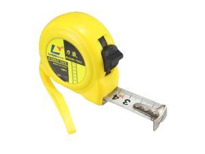 Tape Measure 3 Meter Retractable Measuring Tape Metric Plastic Round Case Yellow 3pcs Tape Measure 3 Meter Retractable Measuring Tape Metric Plastic Round Case Yellow 3pcs