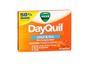 Vicks Vicks Dayquil Liquicaps, 24 each (Pack of 3) Vicks Vicks Dayquil Liquicaps, 24 each (Pack of 3)