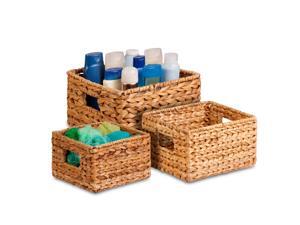 Honey-can-do 3Pk Natural Baskets Set Honey-can-do 3Pk Natural Baskets Set