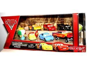Disney Pixar Cars 2 Movie 7 Pack Set Radiator Springs 1:55 Scale Mattel Lewis Hamilton, Lightning Mcqueen Sally, Jeff Go Disney Pixar Cars 2 Movie 7 Pack Set Radiator Springs 1:55 Scale Mattel Lewis Hamilton, Lightning Mcqueen Sally, Jeff Go