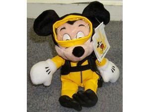 Out of Production Rare Disney Scuba Diver Underwater Explorer Mickey Mouse 9" Plush Bean-bag Doll Out of Production Rare Disney Scuba Diver Underwater Explorer Mickey Mouse 9" Plush Bean-bag Doll